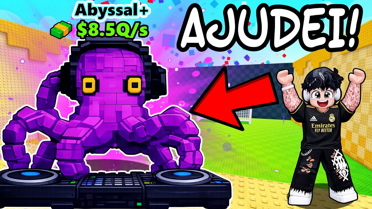 AJUDEI MEUS INSCRITOS COM ESSE BRAINROT ABYSSAL no CHUTE UM BLOCO DA SORTE