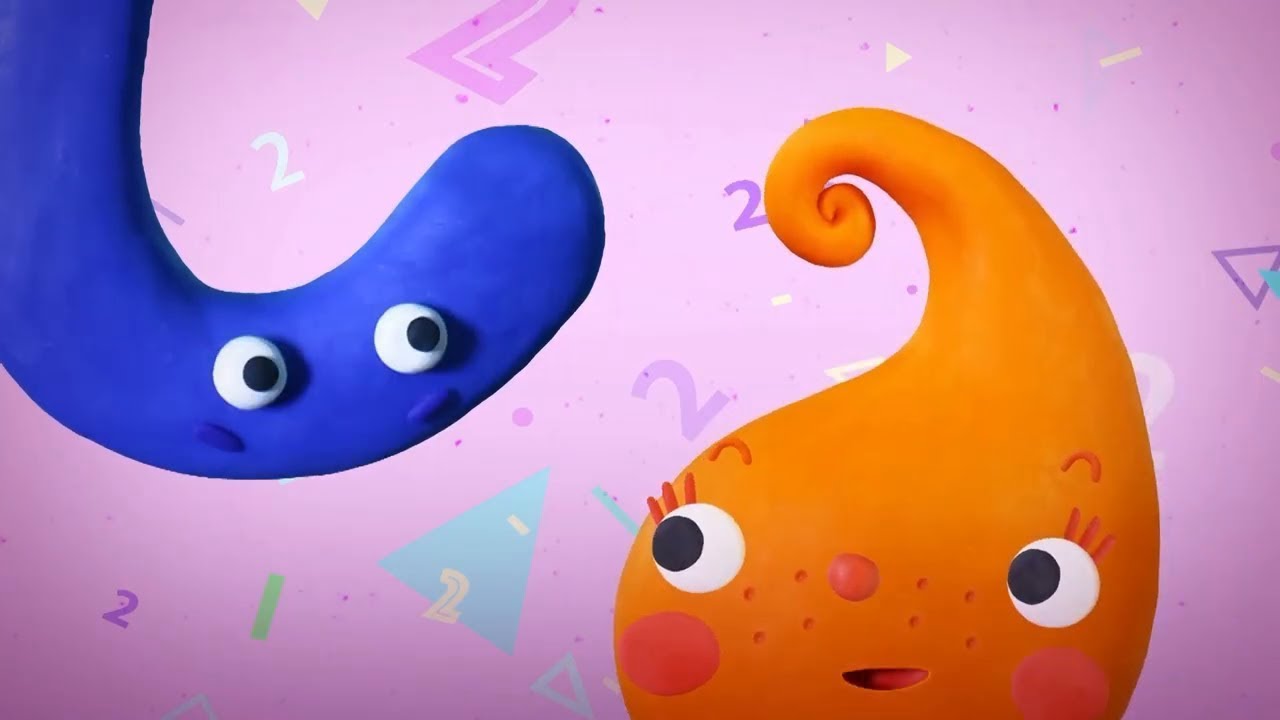 Claymotions - NUMBER 2 🔢 Learn Counting 🟡 Cartoon Box