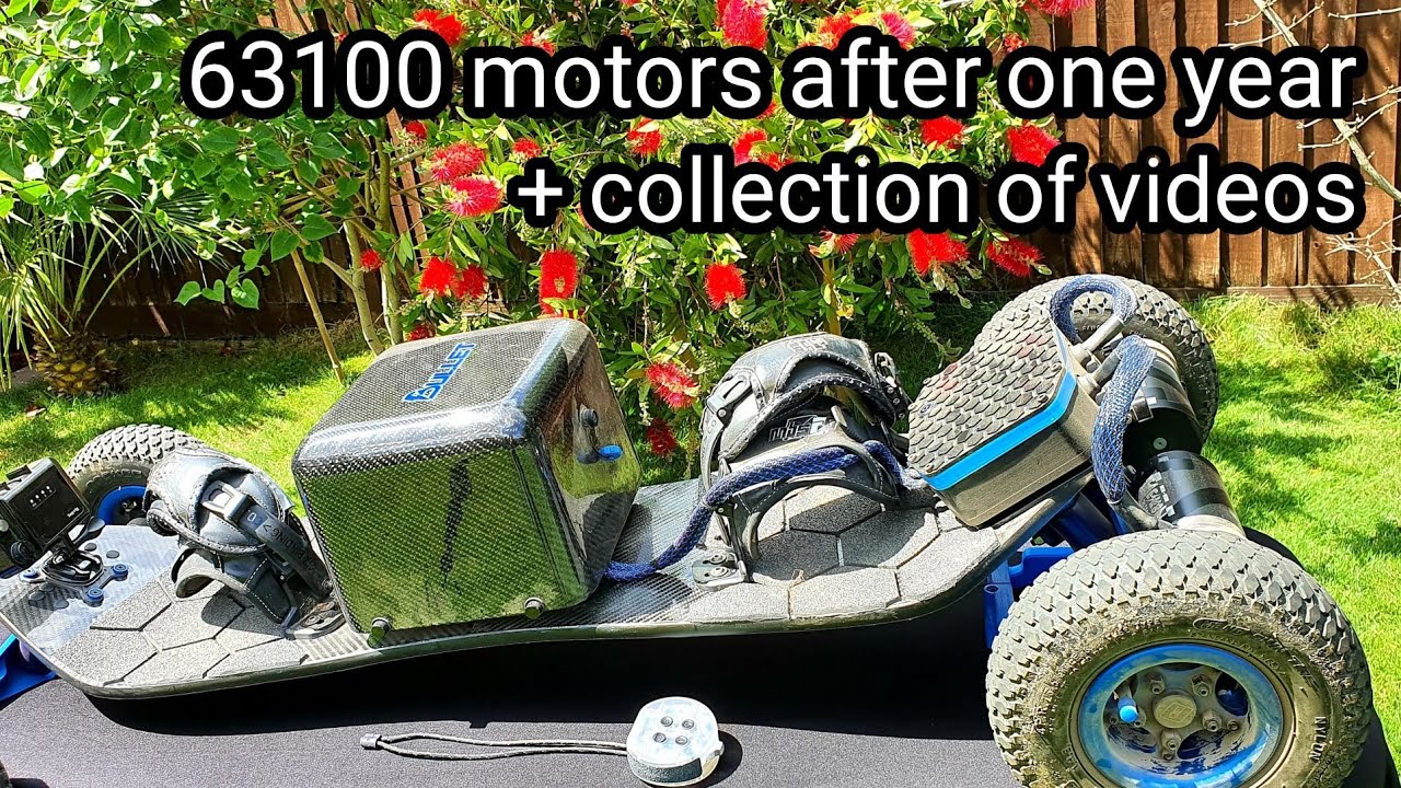 The "BULLET"  DIY mountainboard. 63100 motors after 400 miles review.