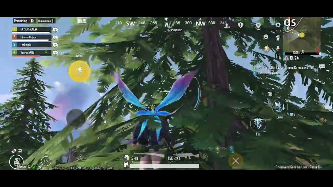 Chicken dinner BGMI 