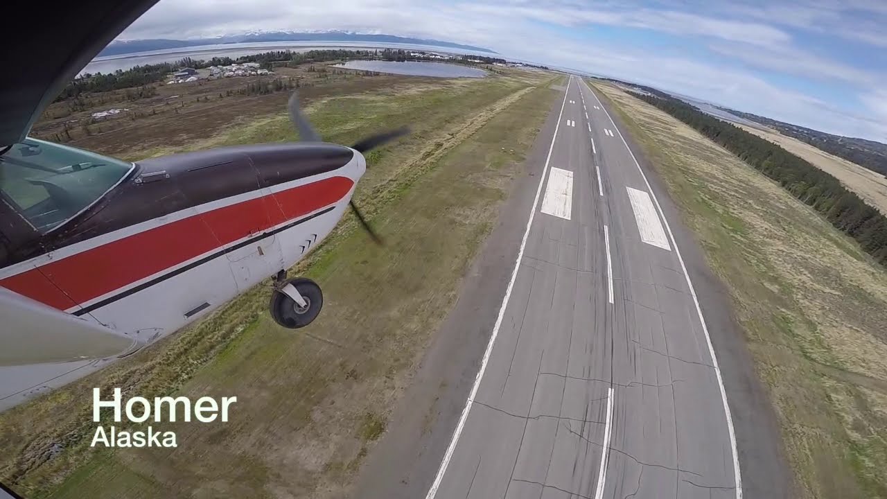Three of the hardest takeoffs and landings you will ever do! Flying the villages. Homer, Alaska