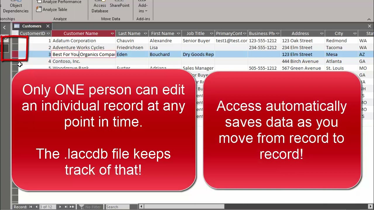Microsoft Access: What is the .laccdb file and how do I use it?