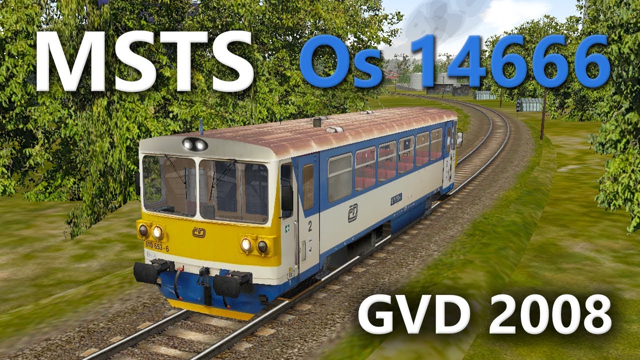 Microsoft Train Simulator - trať BP | Os 14666 Vranovice - Pohořelice