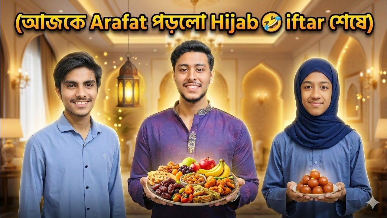 Unexpected After Iftar! 😳 | আজকে Arafat পড়লো Hijab 🤣