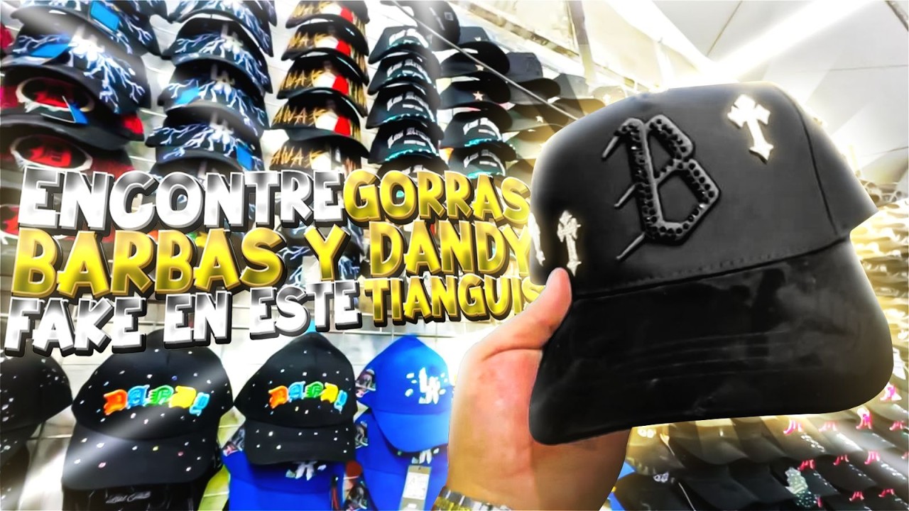ENCONTRÉ el puesto más GRANDE de DANDY HATS fake del TIANGUIS || Luis G