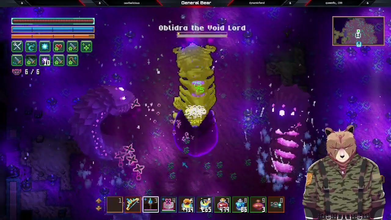 Highlight: #433 - Core Keeper Void & Voltage - Oblidra the Void Lord Boss Beat First Try