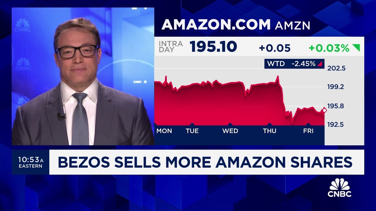 Jeff Bezos sells more Amazon shares