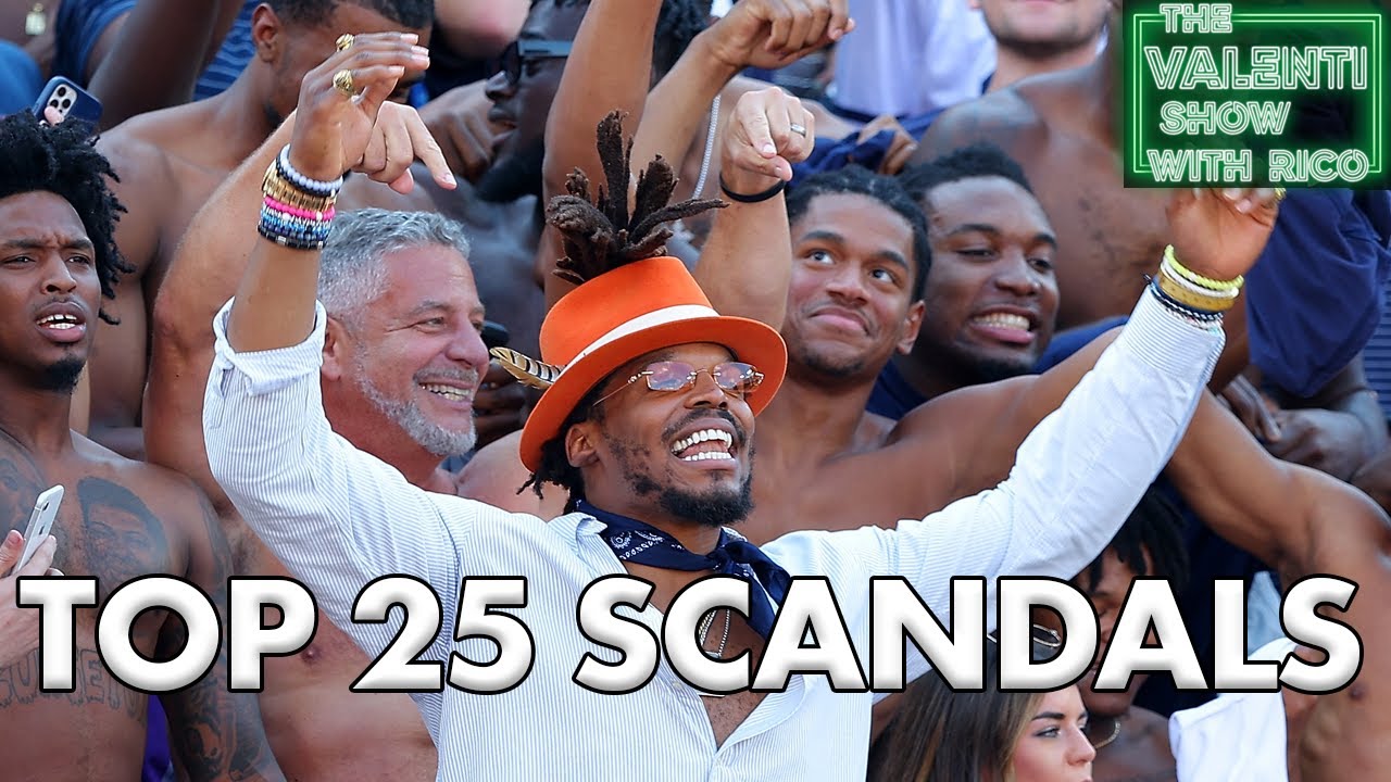 Top 25 College Football Scandals | Part2 | The Valenti Show with Rico