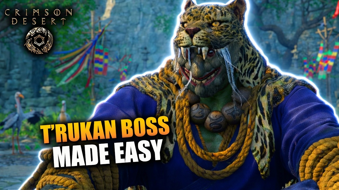 Упрощенная битва с боссом Труканом Вознесённым в Багровой пустыне.