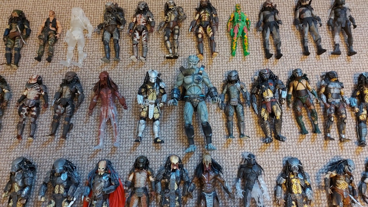 Вся моя коллекция фигурок Хищника от NECA - 2026 год