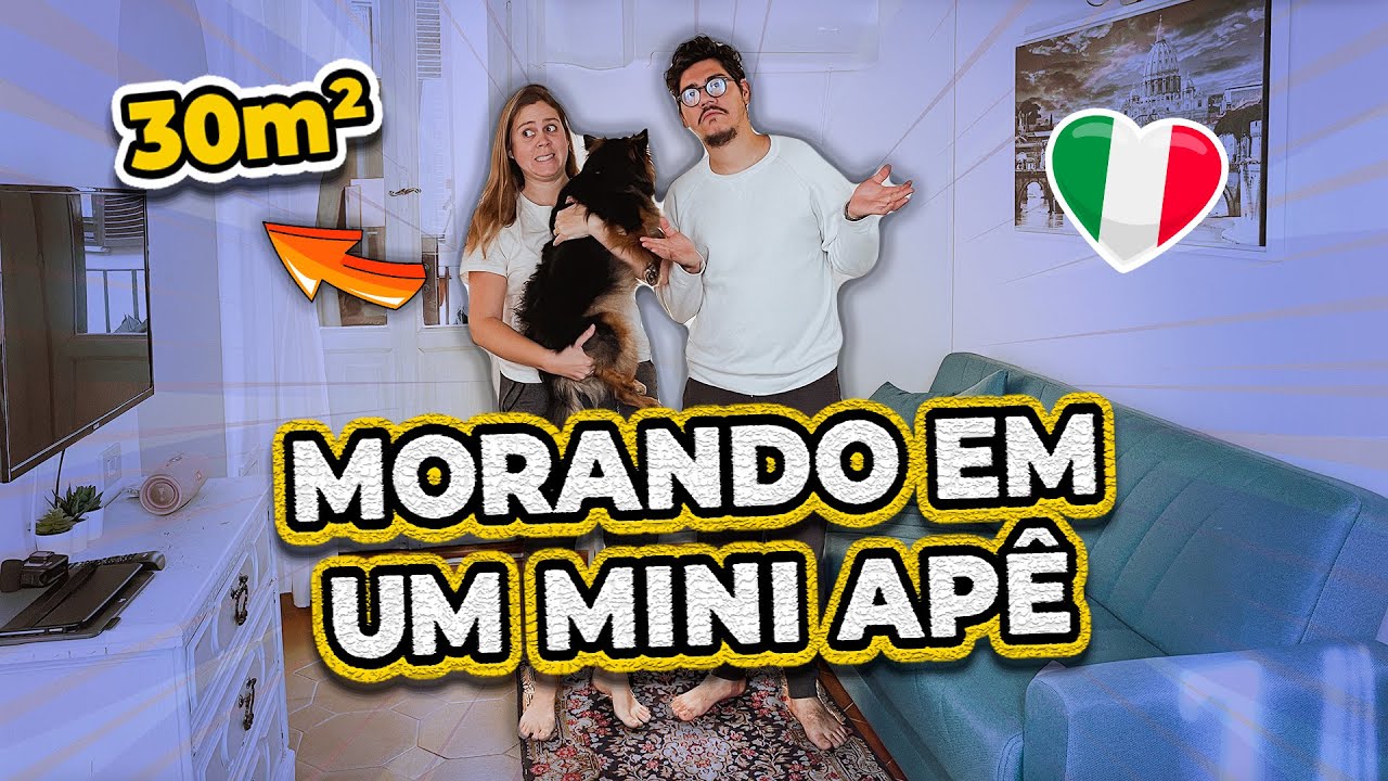 Tour pelo nosso MINI APARTAMENTO na Itália