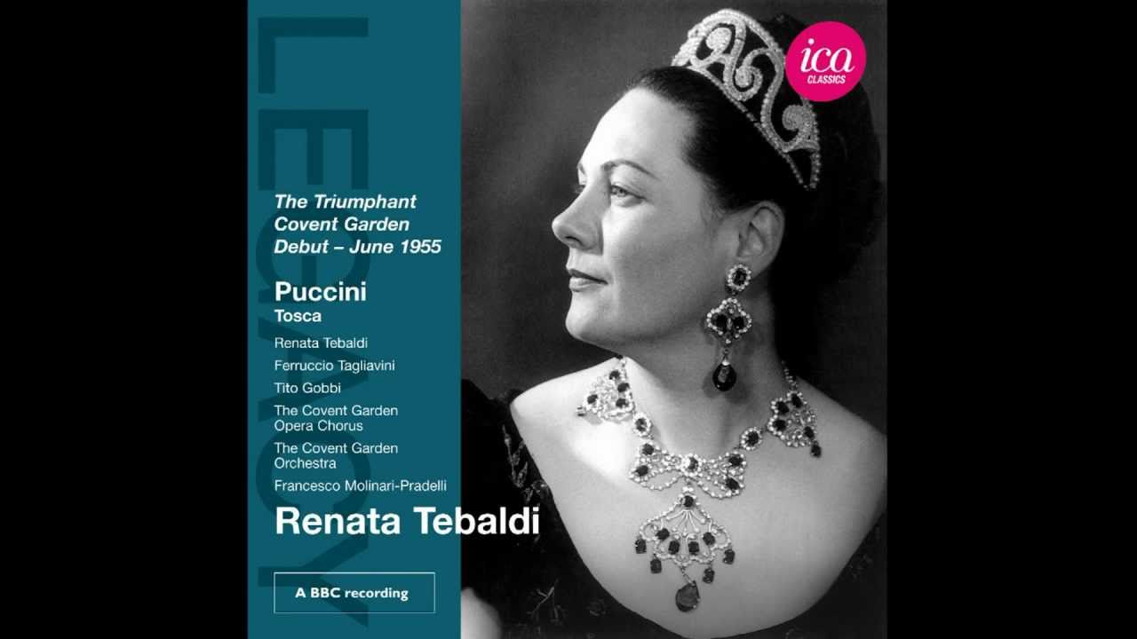 Renata Tebaldi - Puccini- Tosca Act 2 'Vissi d'arte' | ICA Classics CD