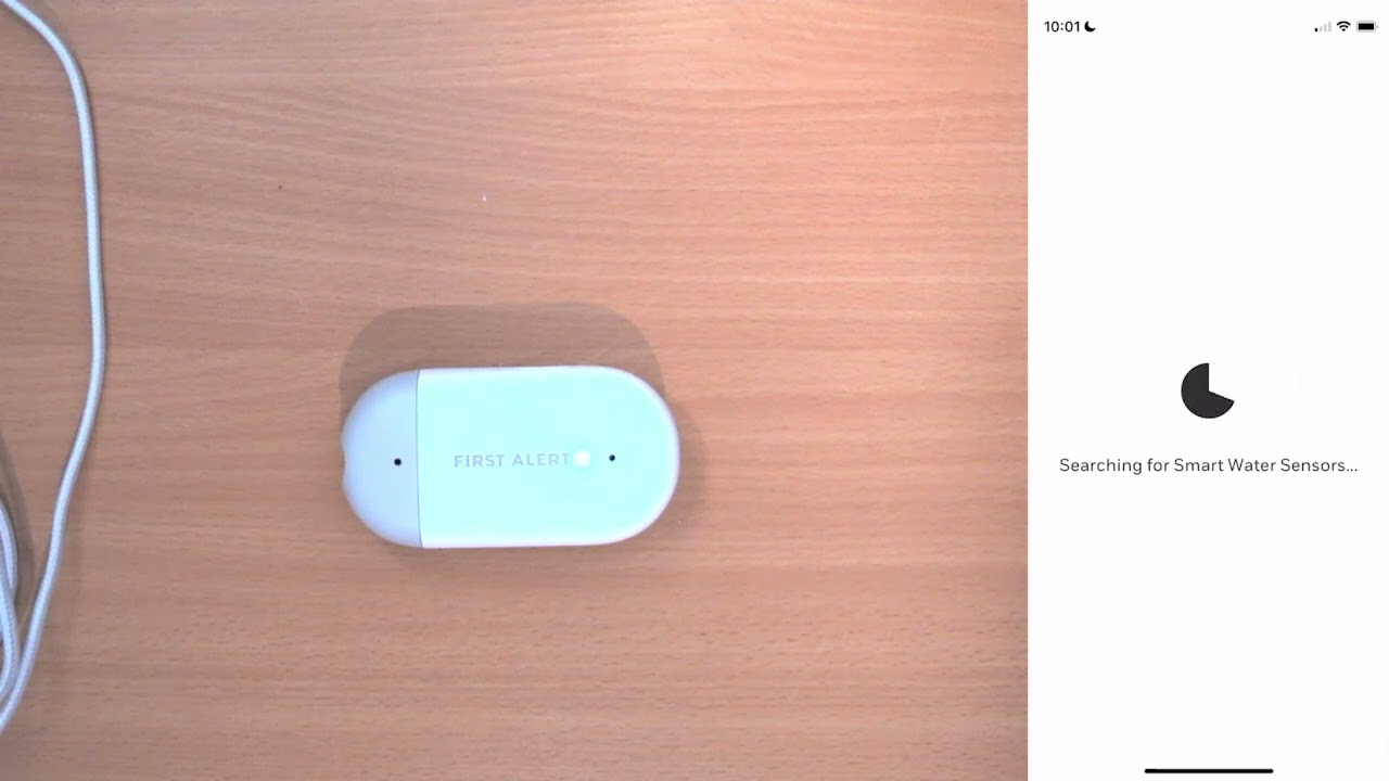 L1 Water Leak & Freeze Detector Setup (iOS)