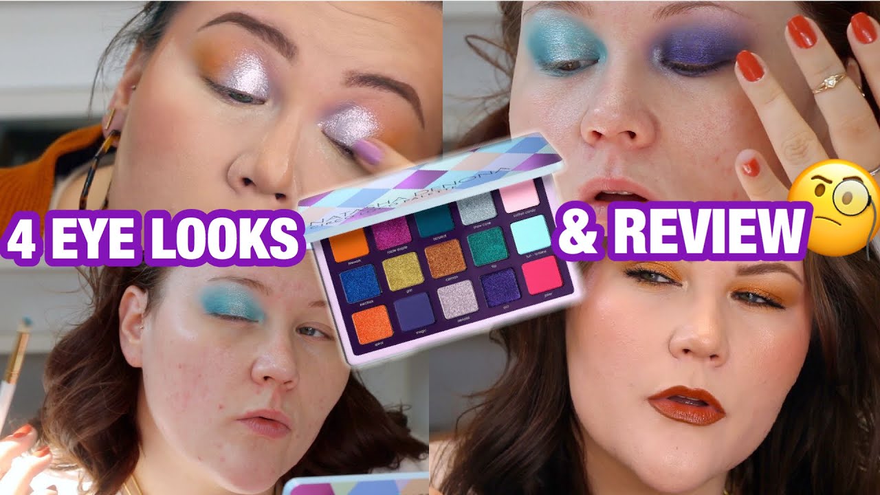 NATASHA DENONA CIRCO LOCO PALETTE- 4 EYE LOOKS & REVIEW!