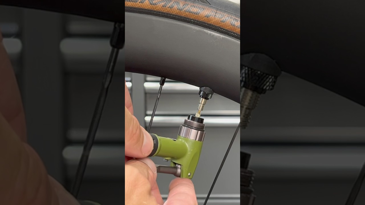 Simple steps to inflate presta valve bike tires
