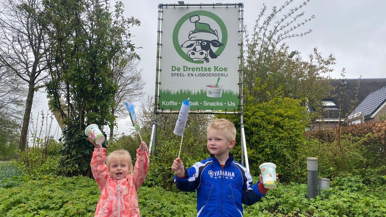 De Drentse Koe, speel en ijsboerderij te Ruinerwold. #speeltuin #familyfun #kinderboerderij #koeien