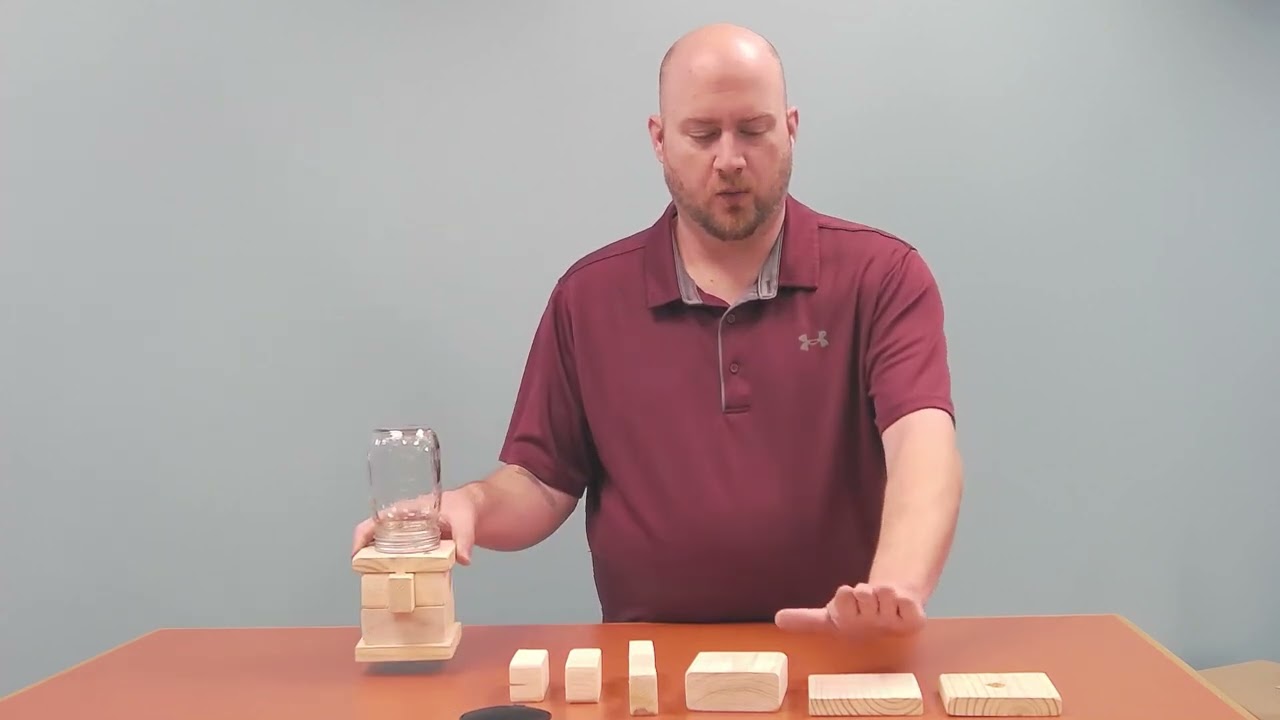 Wooden Candy Dispenser
