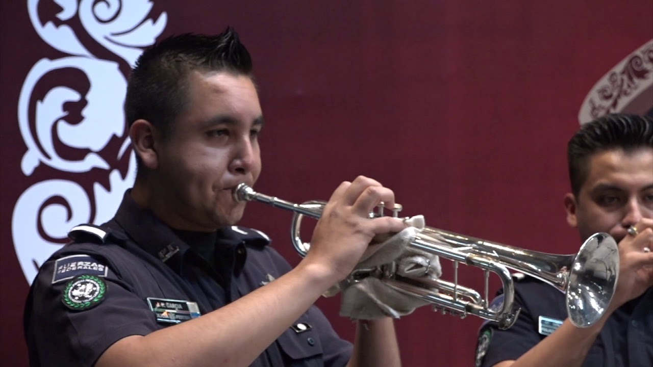 Presentación del Maríachi de la Policía Federal, parte 1