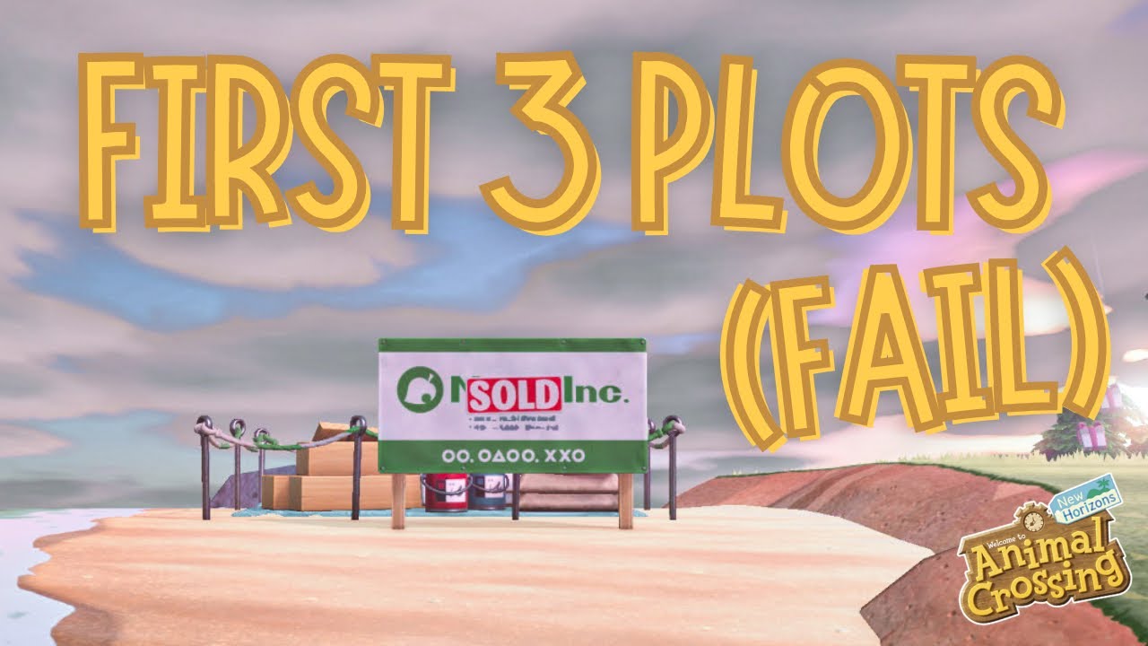 What NOT to do for your FIRST THREE VILLAGER PLOTS! | FAIL | Animal Crossing