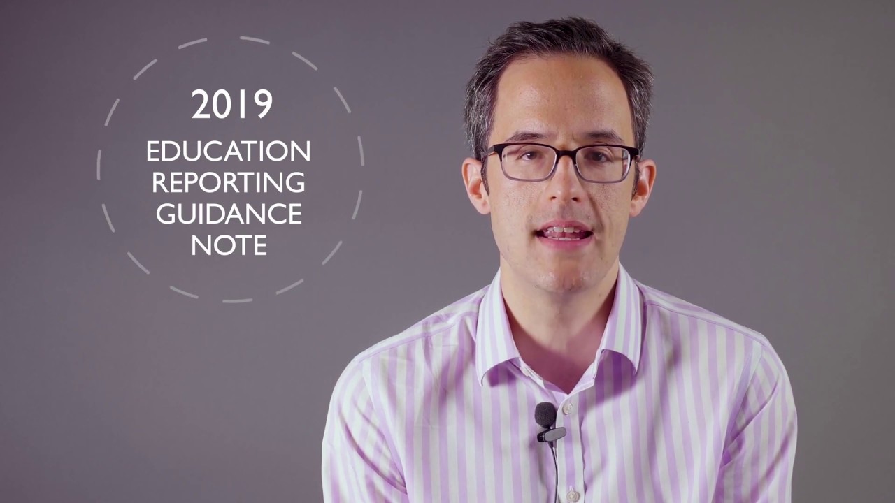 Education Reporting Guidance