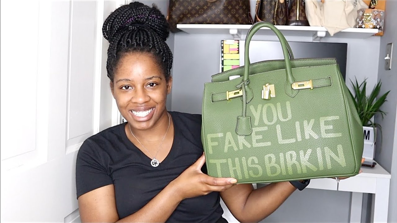 SONIQUE SATURDAY You Fake Like this Birkin HANDBAG REVIEW #yfltbbag #birkinbag