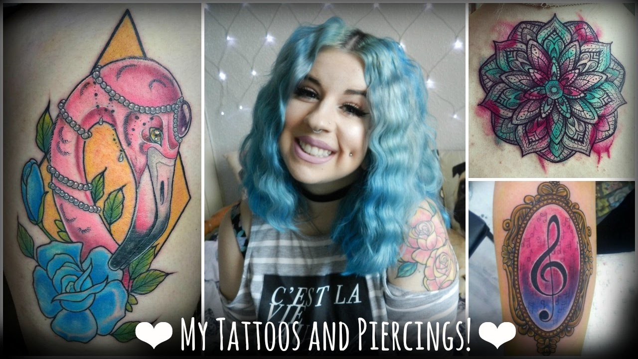 My Tattoos and Piercings (Updated) ❤