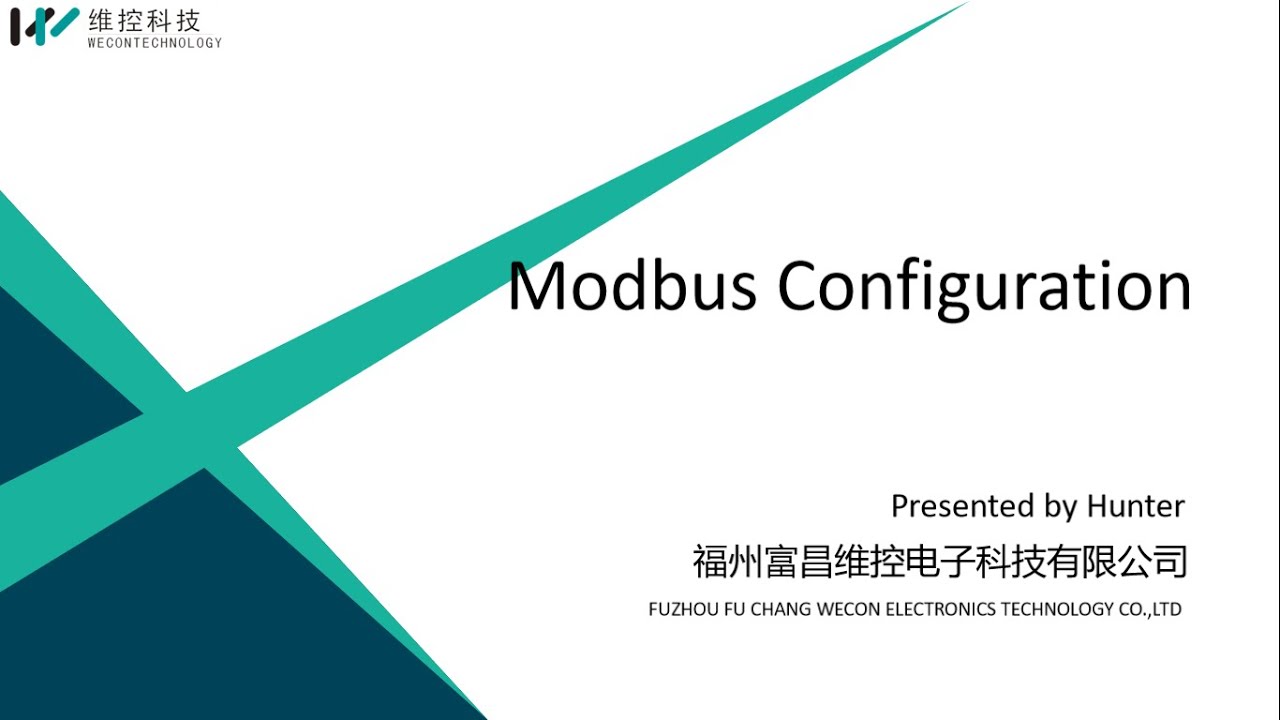 PIStudio Modbus Configuration