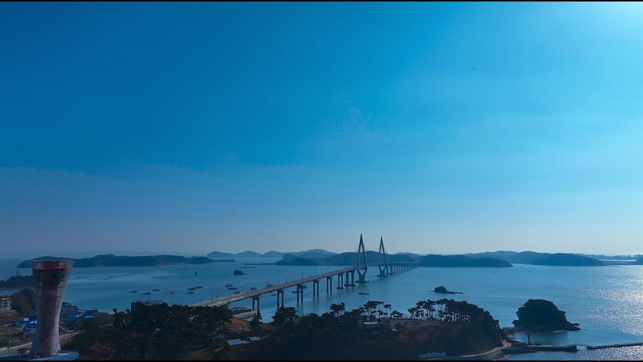 (4K)태안 안면도 영목항 전망대