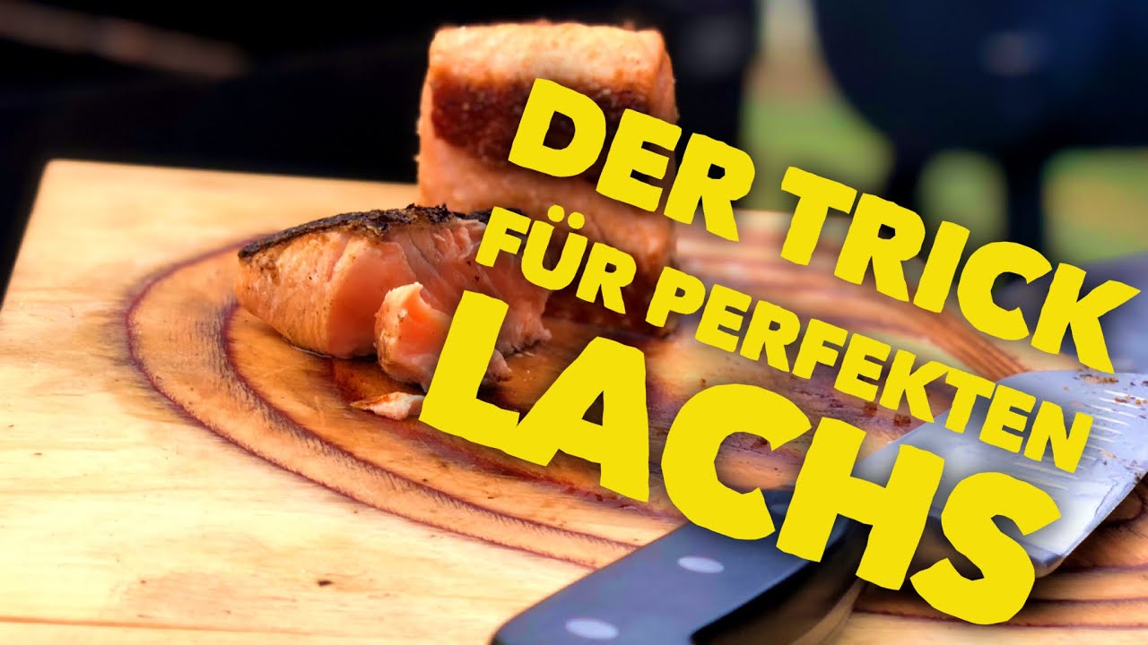 5-3 LACHS So gelingt Lachs auf GRILL und PFANNE perfekt GLASIG und KNUSPRIG—- Klaus grillt