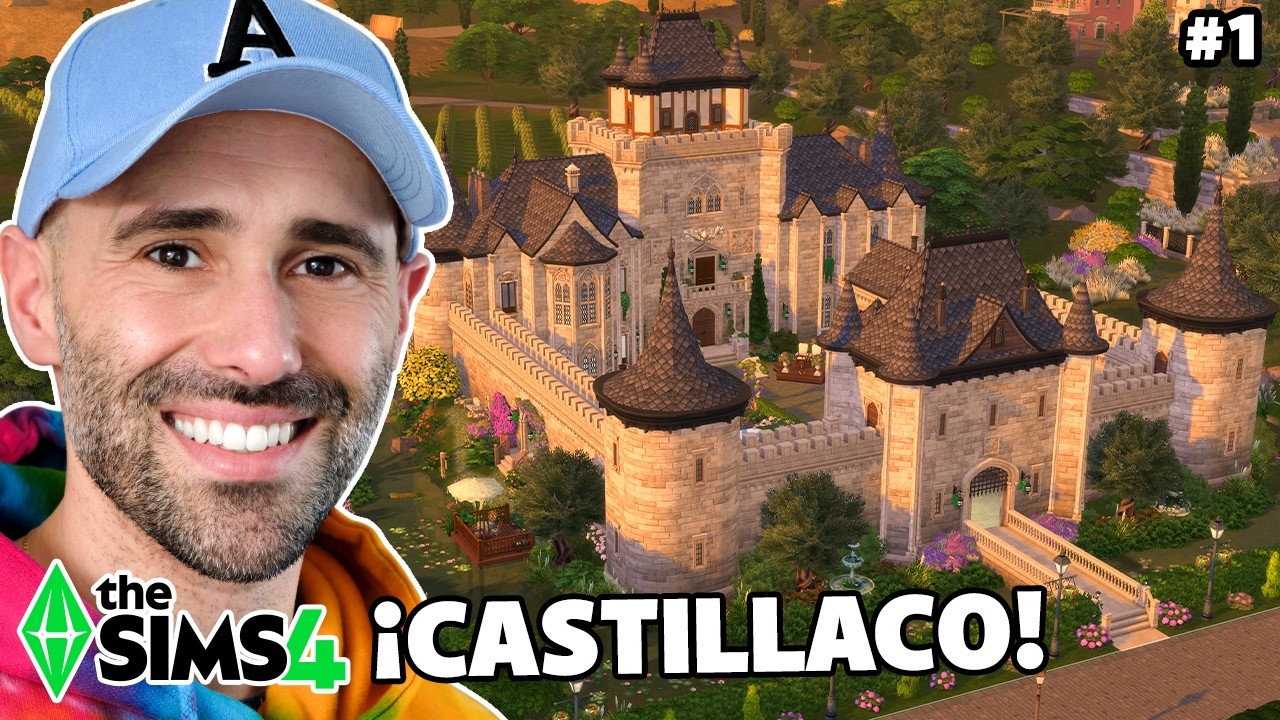 ¡Construyo un CASTILLO ENORME SIN LÍMITES en los Sims 4! 🏰 Parte 1 | Gameplay en español