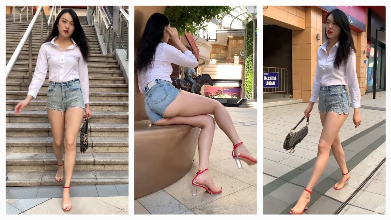 Cute female model 💗 tight shorts p1 😘  #hhchannel #hhkhoedang #hhgirlxinh
