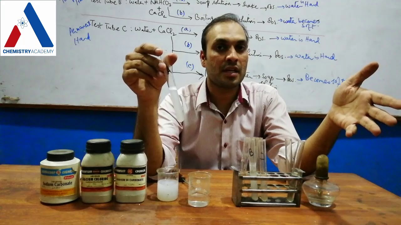 Types of Temporary and Permanent Hardness in Water and its Removal