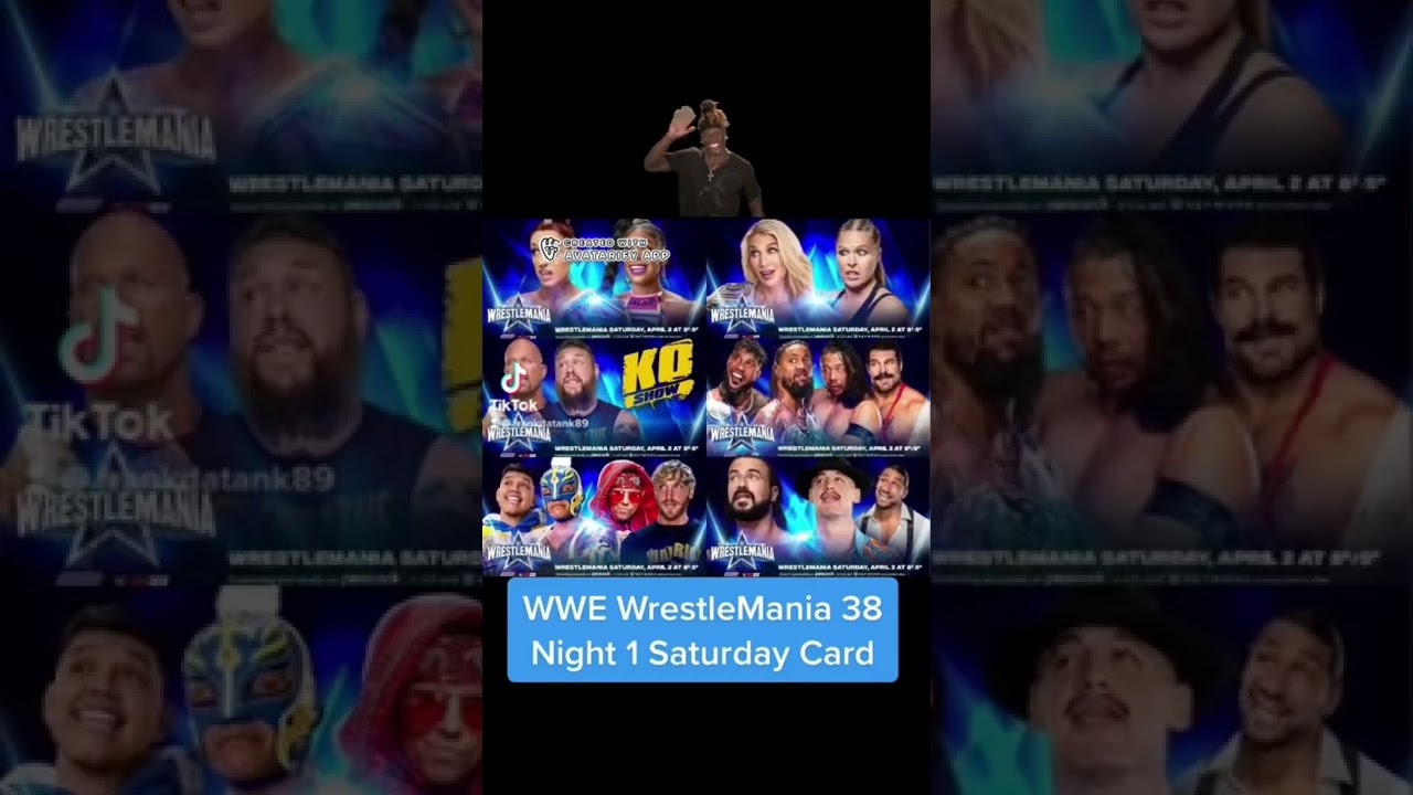 WWE WrestleMania 38 - Night 1 Card