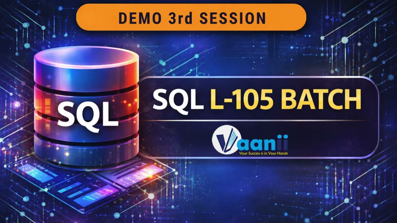 SQL Demo Session day 3, Batch L105