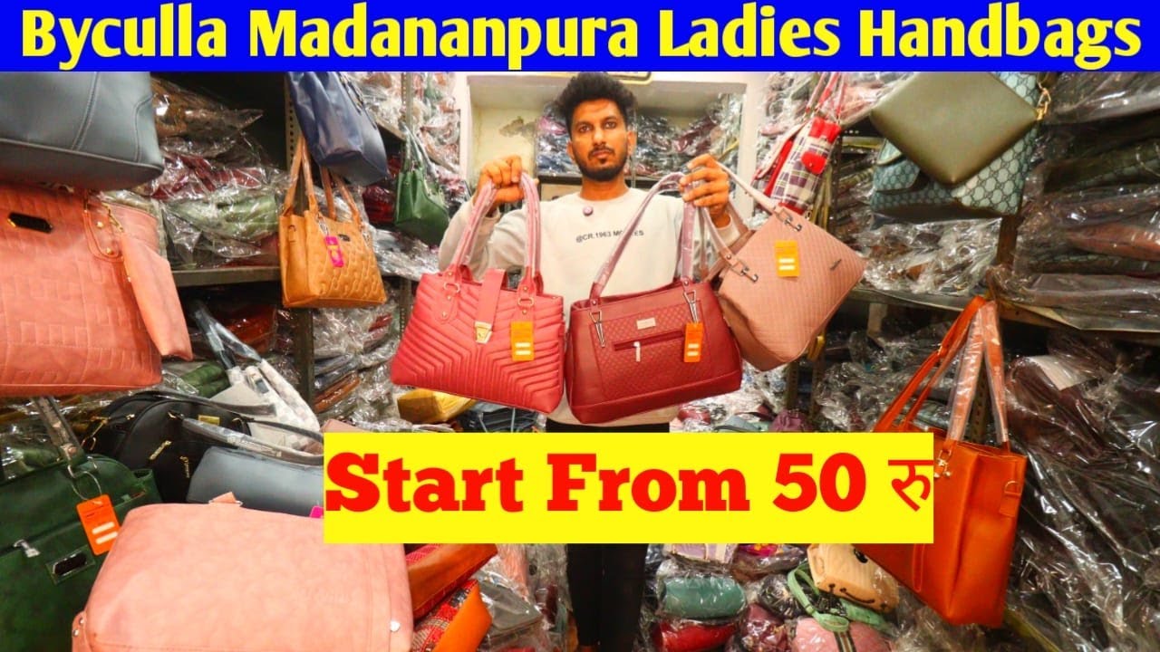 Byculla Madananpura Ladies Handbags Manufacturer in Mumbai | Ladies Purse Wholesale Market in Mumbai