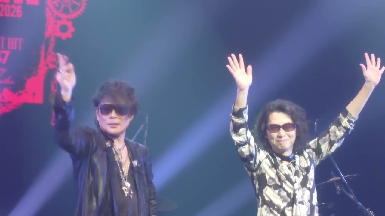 ２０２６年３月１日　T-BOLAN LASTLIVE 　嵐士さんと五味さんの親愛なる最後のご挨拶♪ You're the best! I had a great time with you all.