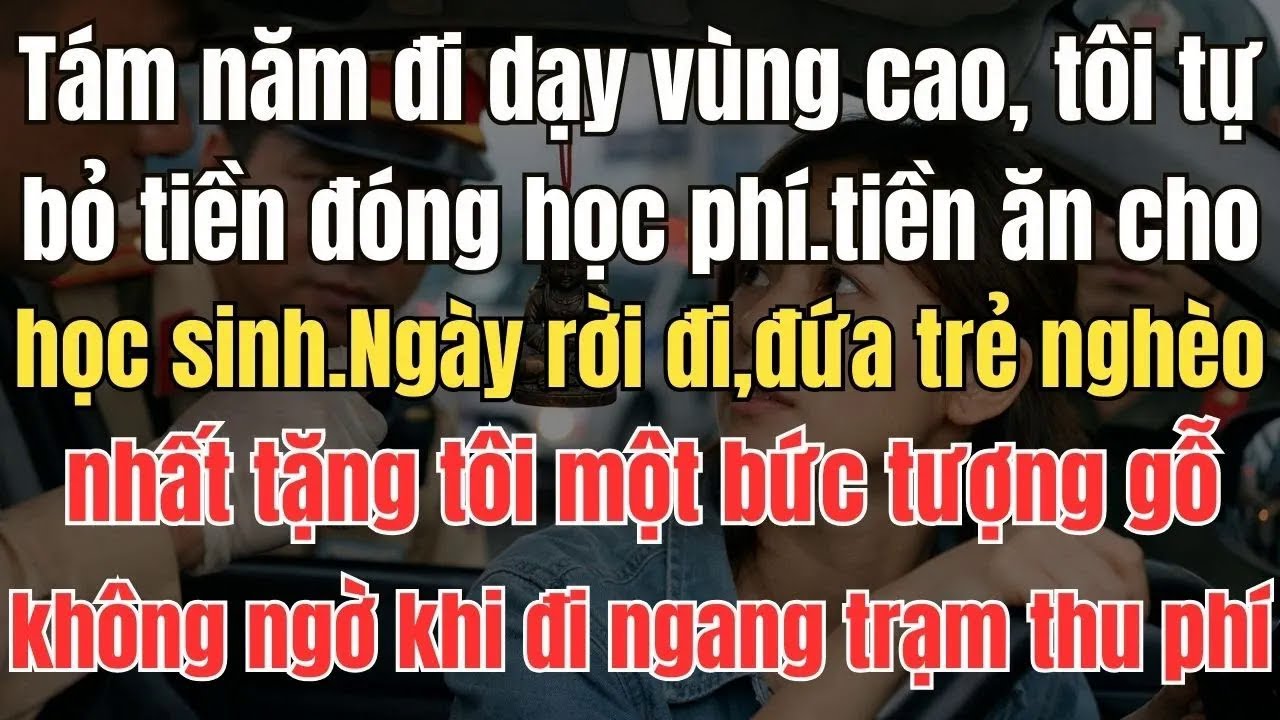 Tám năm đi dạy vùng cao, tôi tự bỏ tiền đóng học phí, lo cả tiền ăn cho học sinh. Ngày rời đi...