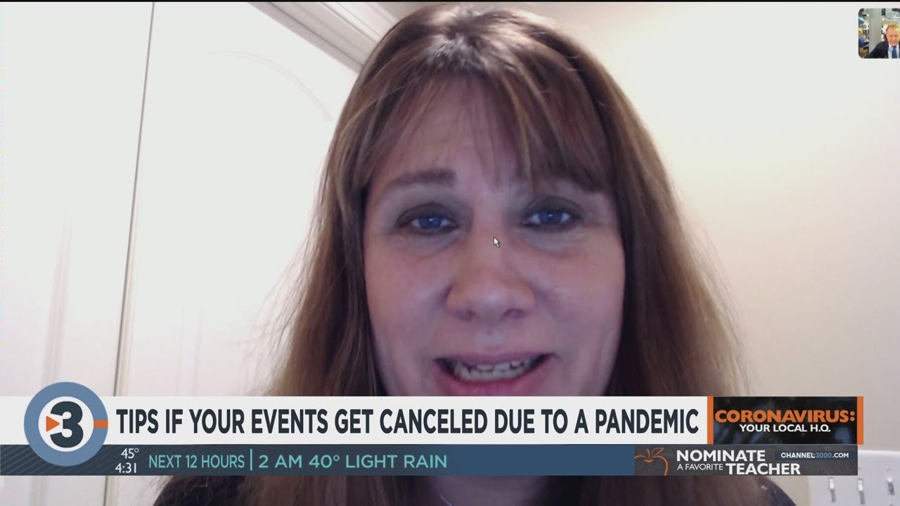 Tips if your events get canceled due to a pandemic