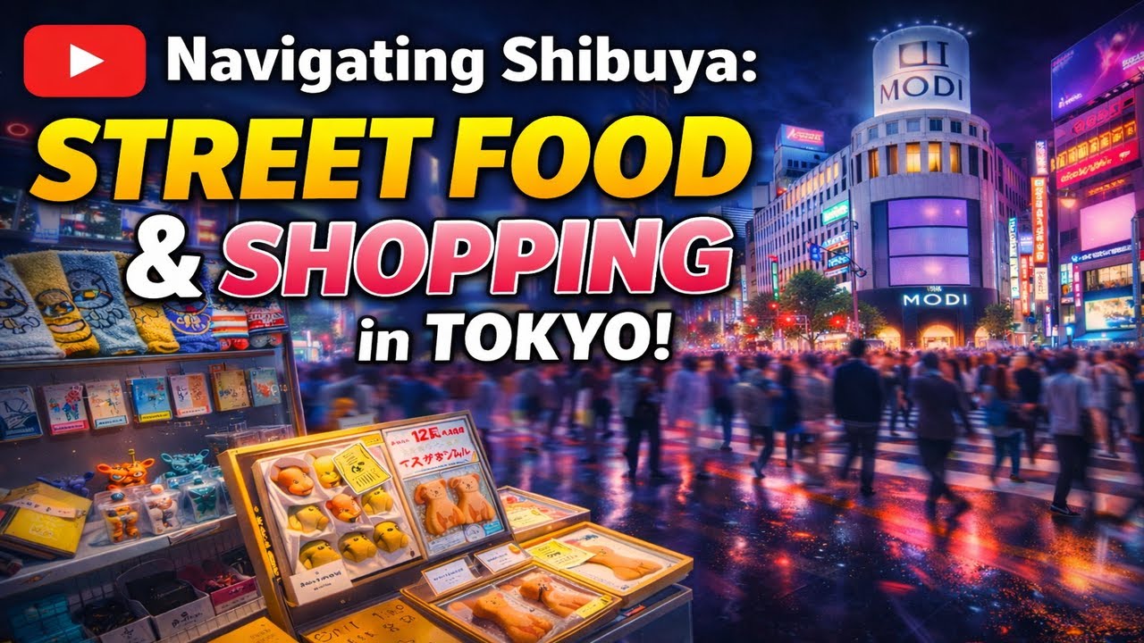 Shibuya Is INSANE 😱 | Tokyo Street Food, Shopping & Hidden Gems 🇯🇵