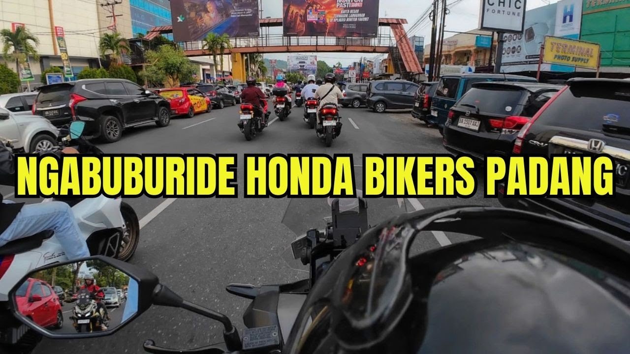NGABUBURIDE BARENG HONDA BIKERS PADANG 