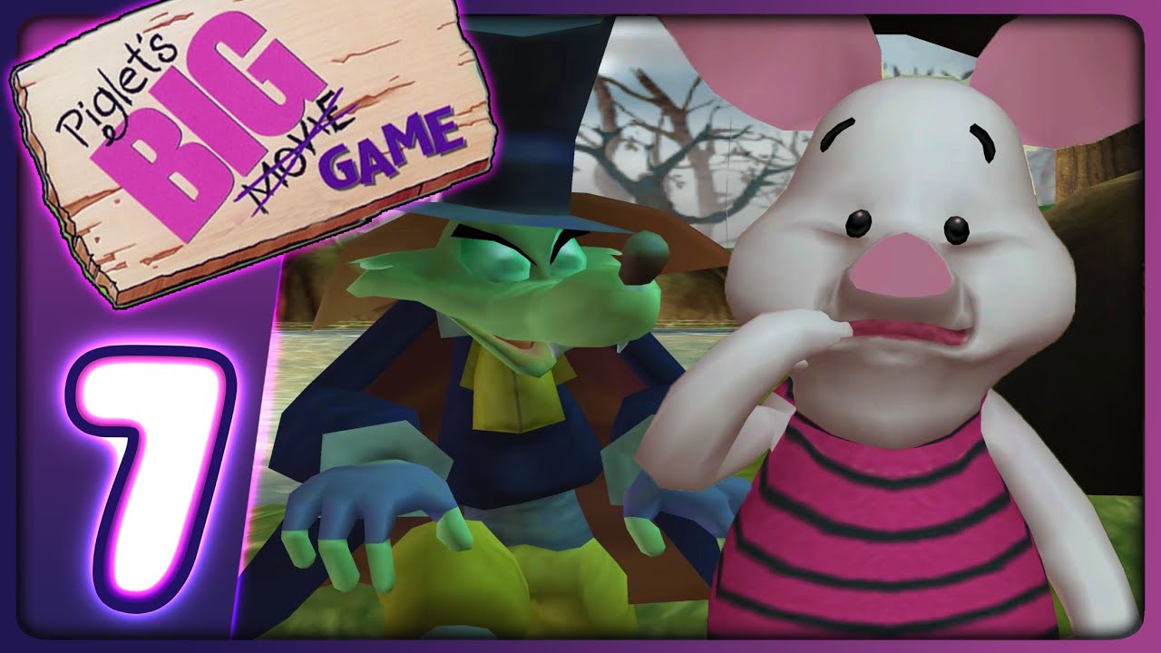 Piglet's Big Game Walkthrough Part 7 (PS2) 100% A Blustery Day - Ending [4K]