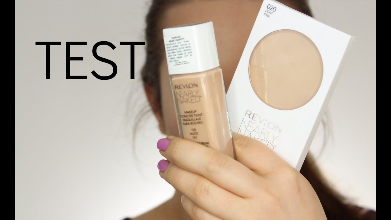 Pierwsze wrażenie + test na żywo - REVLON Nearly Naked - podkład i puder  - recenzja