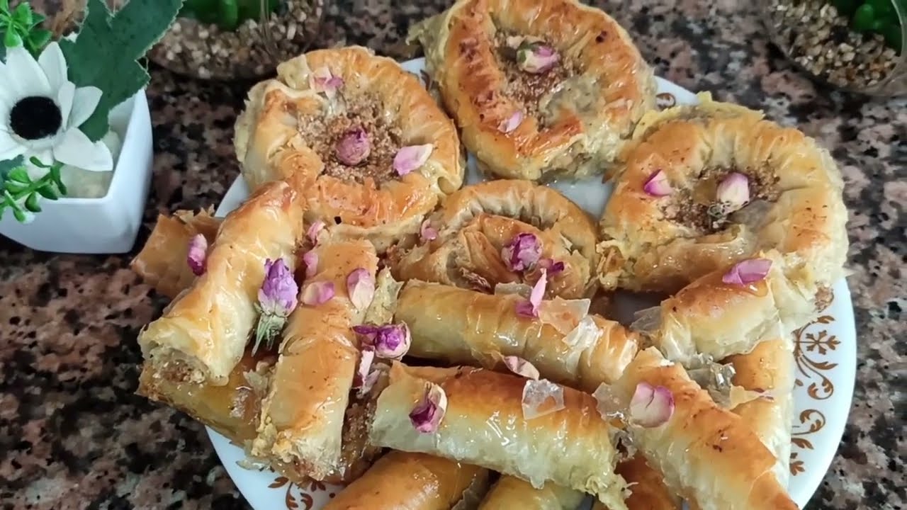 البقلاوة المغربية🇲🇦بعجينة الفيلو وحشوة الكاوكاومعسلة لذيذة جدا سريعة وسهلة التحضير#مغرب#وصفات_مغربية