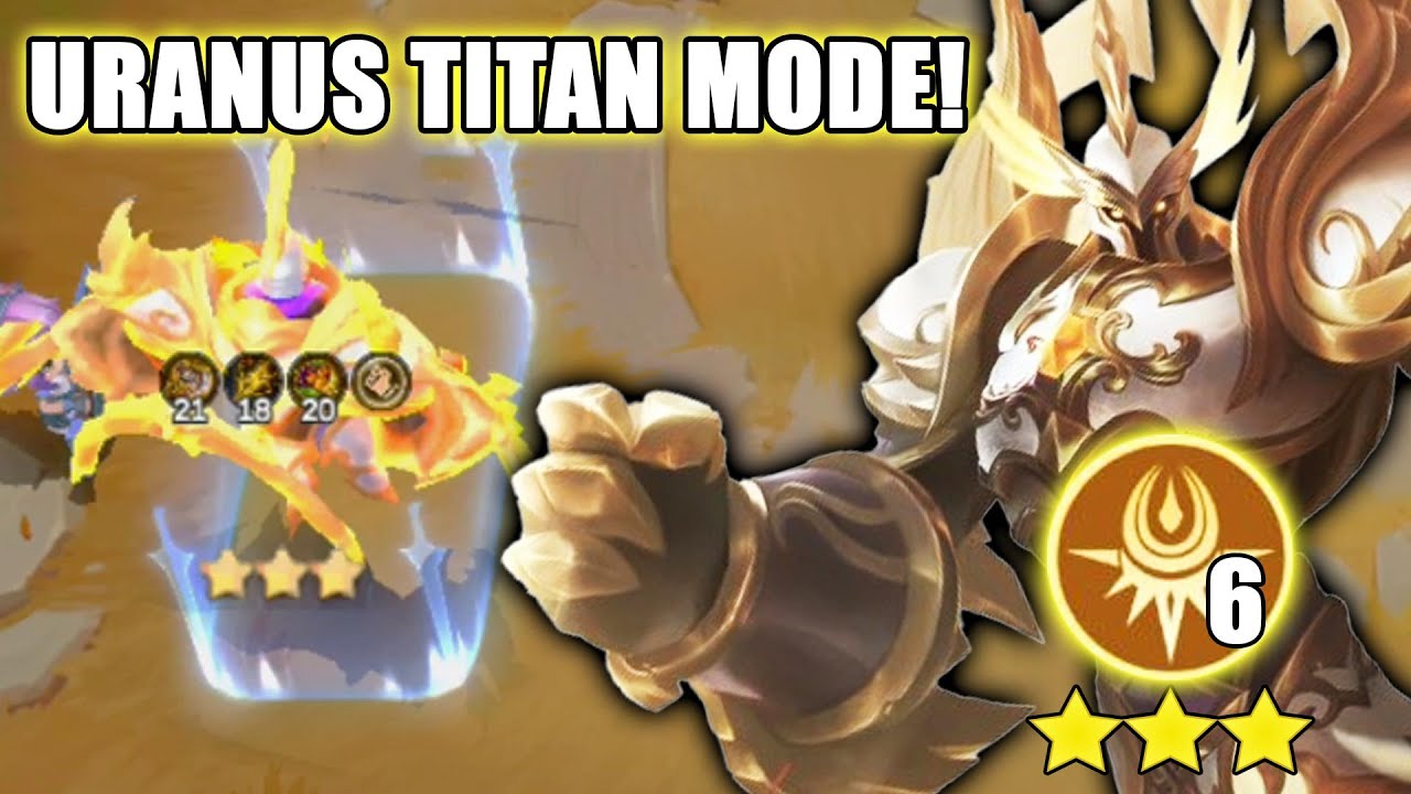URANUS TITAN MODE!! 6 DAWNBRINGER AUTO USING LIGHTNING!! | LING COMMANDER | MAGIC CHESS GOGO