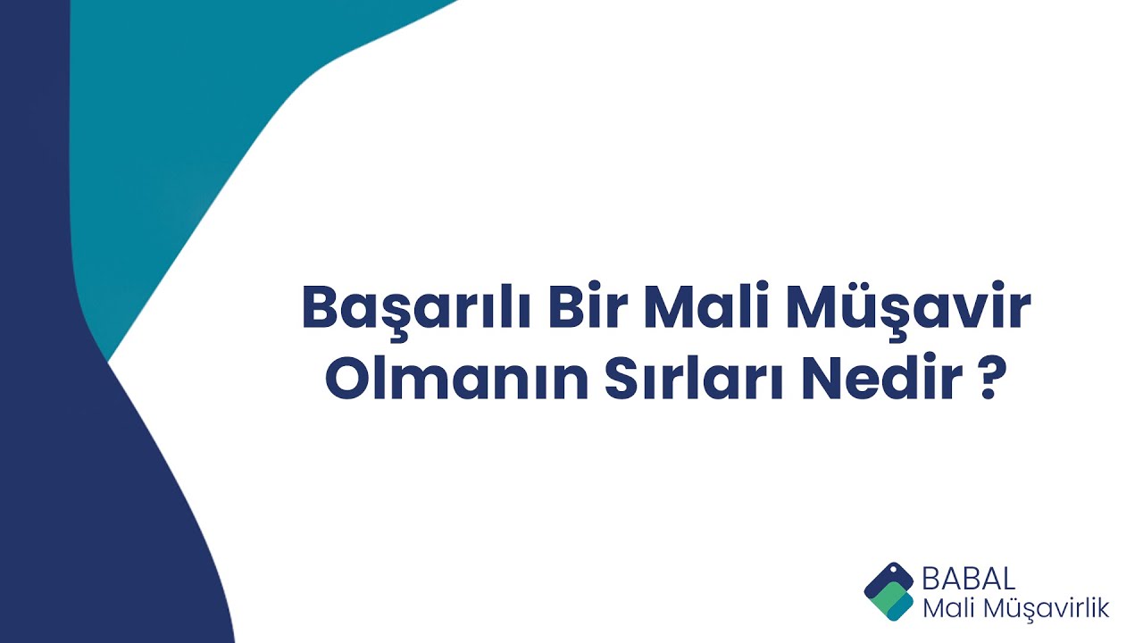 Mali müşavirler kendilerini nasıl geliştirirler?
