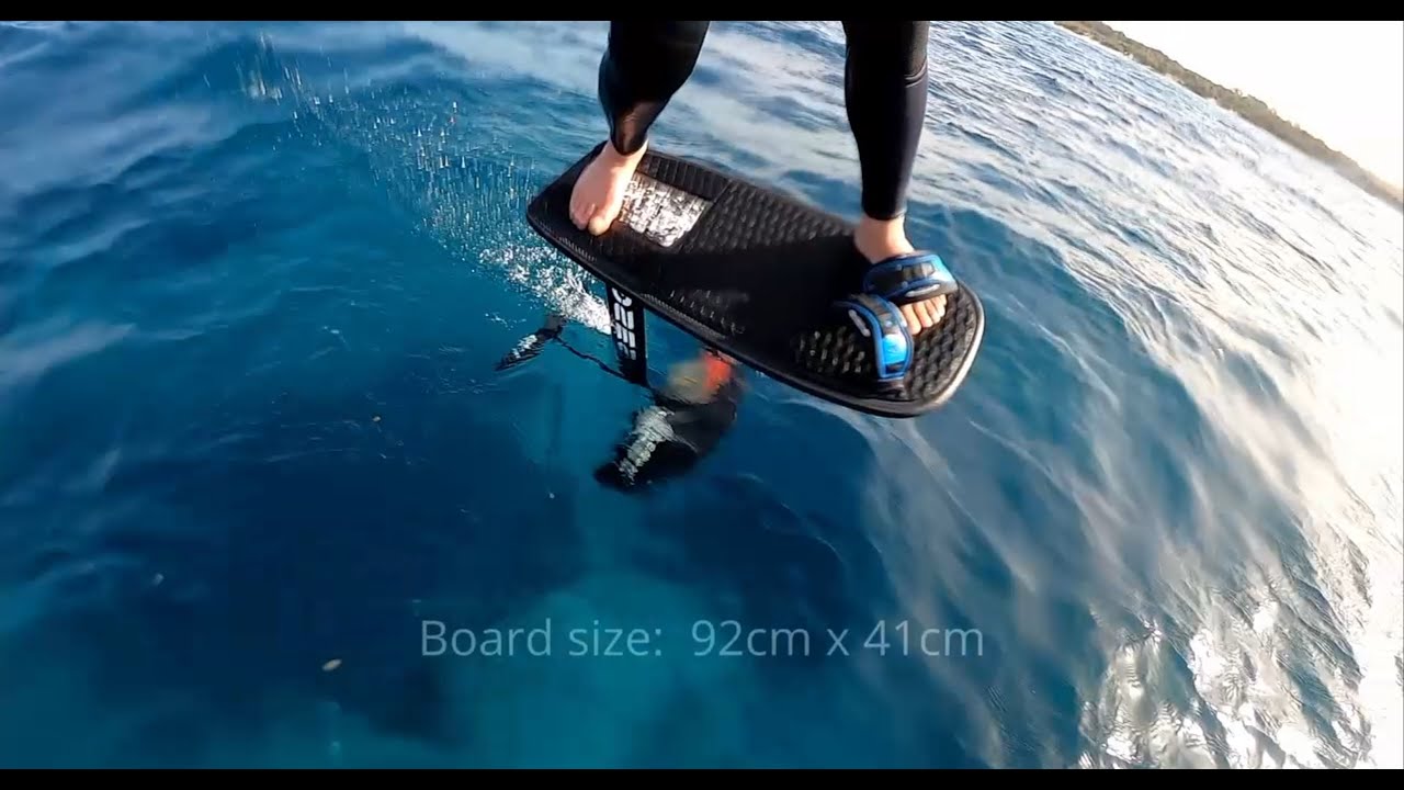 DIY board construction for kitesurf  foiling from design to test on water