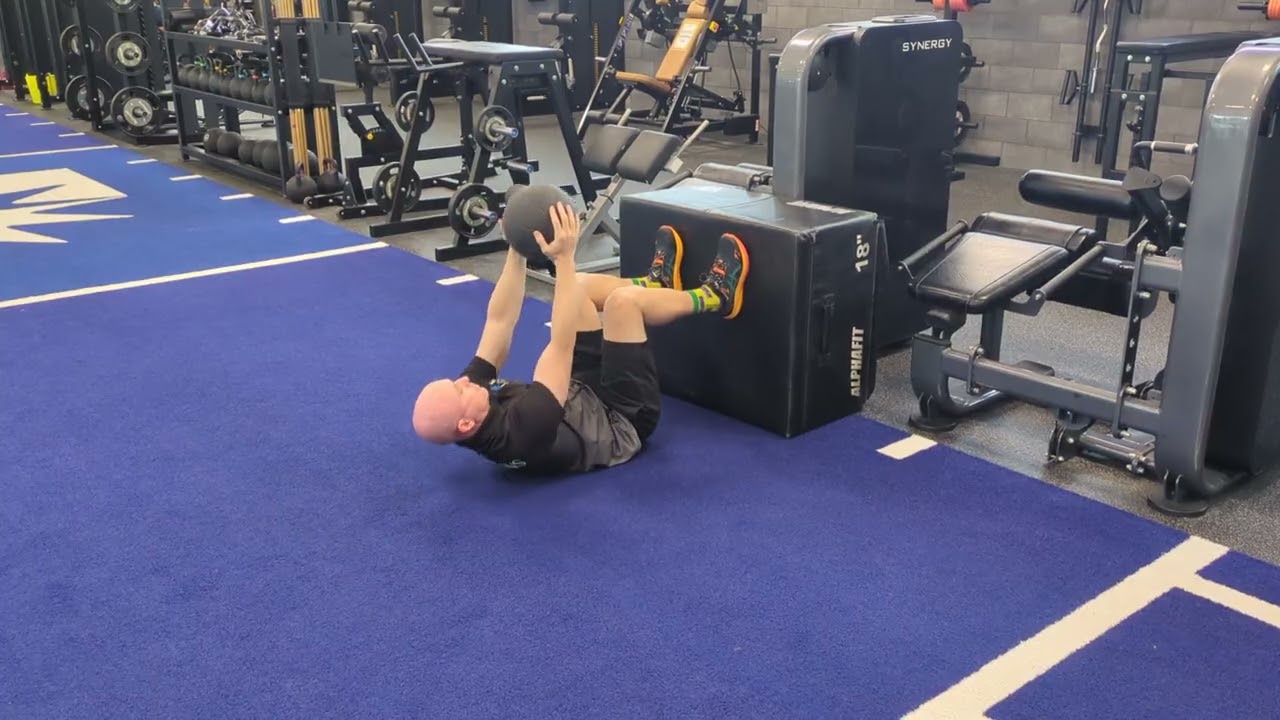 90/90 (Reach, Medicine Ball)