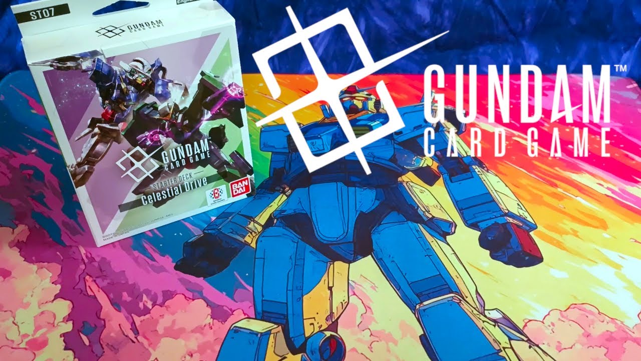 A Look at the Gundam Card Game Starter Deck 7 - Celestial Drive
