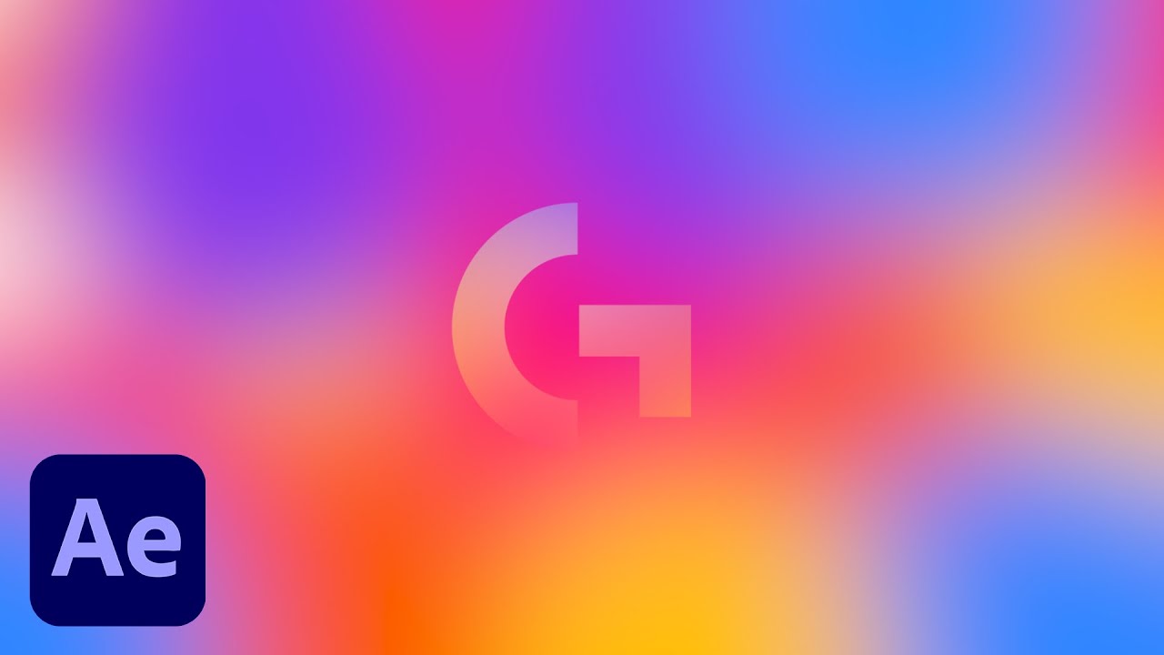 Looping Gradient Logo Animation | After Effects Tutorial