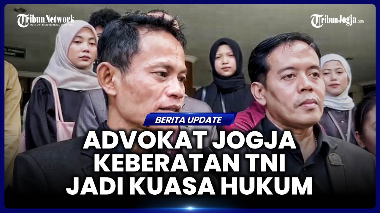 BELASAN ADVOKAT DI JOGJA DATANGI PENGADILAN, SAMPAIKAN KEBERATAN ADANYA TNI AKTIF JADI KUASA HUKUM